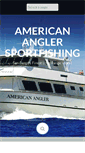 Mobile Screenshot of americananglersportfishing.com
