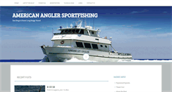Desktop Screenshot of new.americananglersportfishing.com